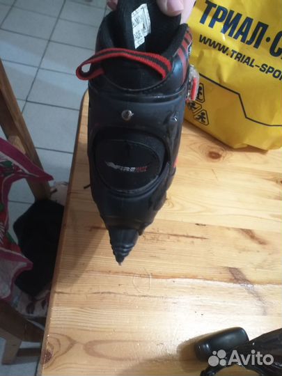 Коньки детские ледовые раздвижные 34 - 37