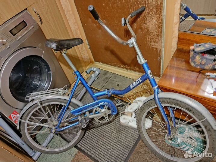 Велосипед аист бу взрослый складной