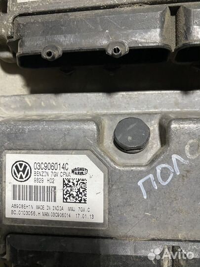 Volkswagen polo седан эбу