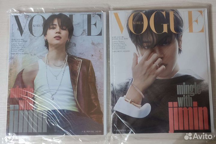 Журнал vogue Jimin Чимин