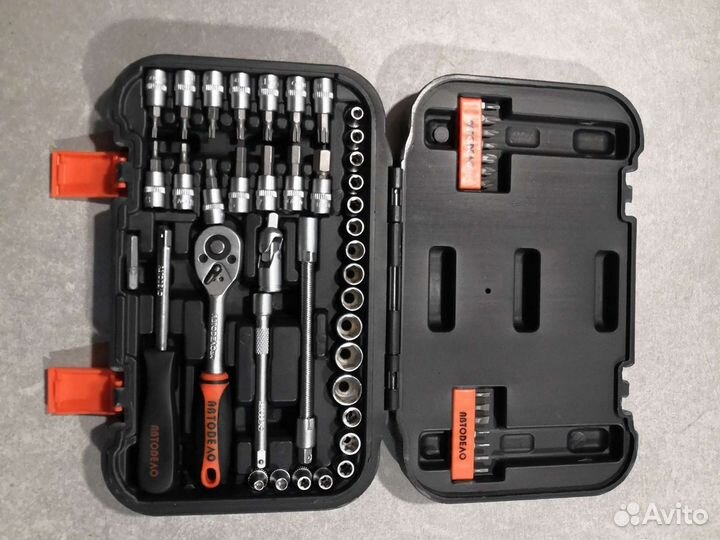 Набор головок торцевых 53пр 76пр 1/4