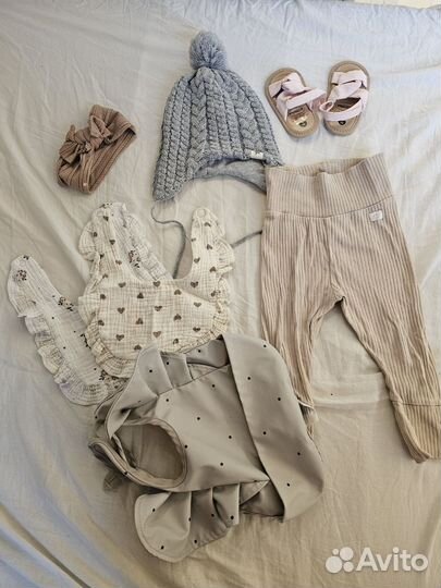 Одежда пакетом на девочку 68