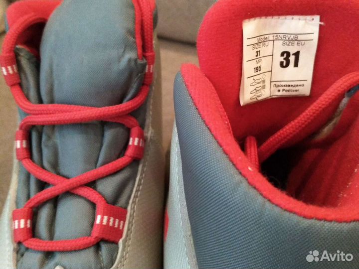 Лыжные ботинки размер 31