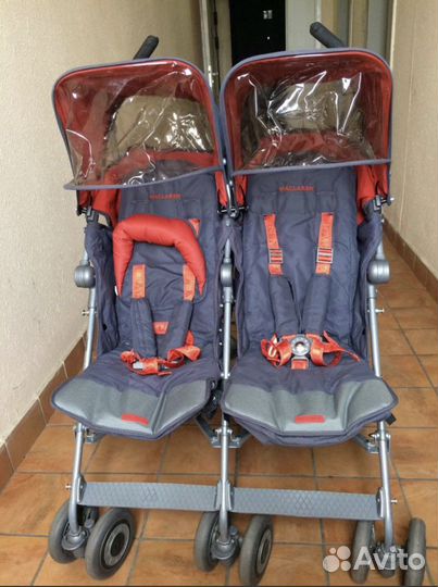 Трость для двойни Maclaren Twin techno