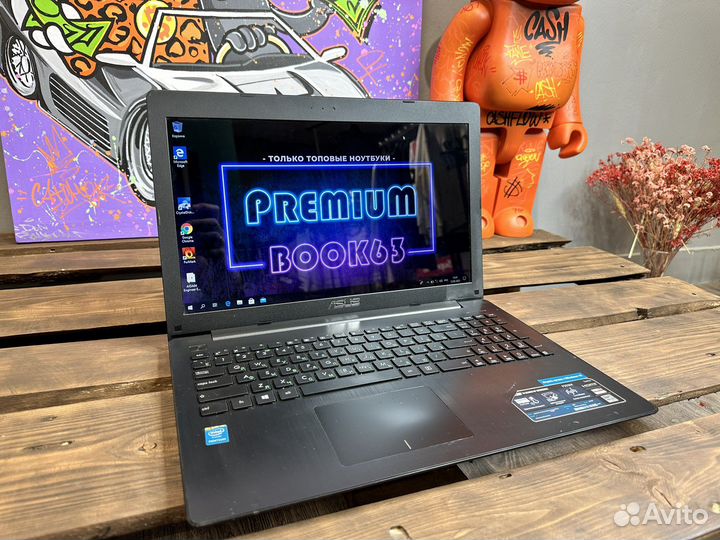 Ноутбук asus 4 ядра HDD 500gb