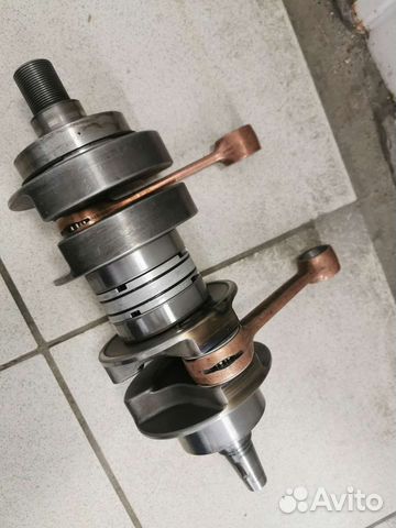 Коленвал +10мм rickter yamaha sj x-metal 100