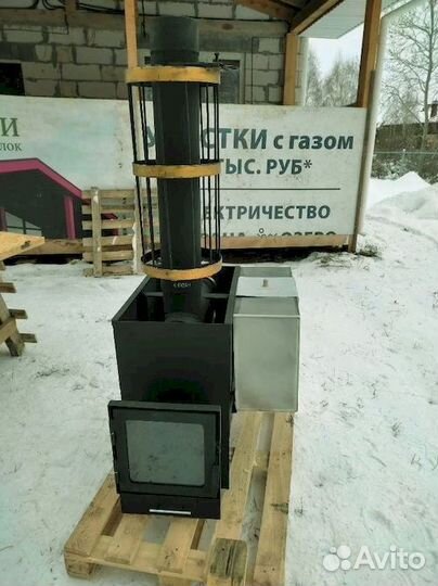 Банная печь Премьера со стеклянной дверкой 60 см т