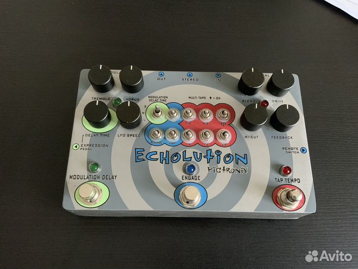 Pigtronix Echolution Phi Дилей/Лупер/Хорус/Тремоло