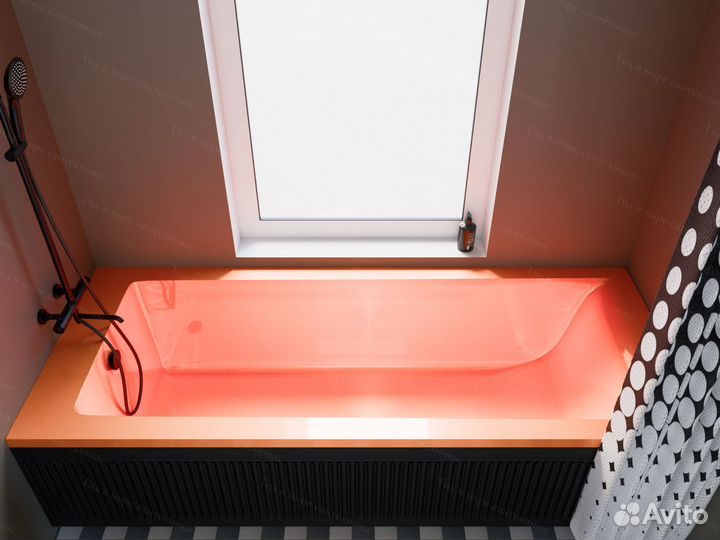 Ванна из литьевого мрамора оранж Ral 2003