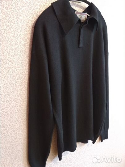 Джемпер Поло 55% шёлк 45% кашемир размер 46 48 50
