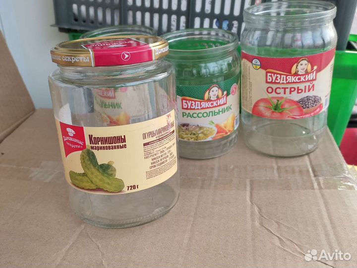 Банки стеклянные разные