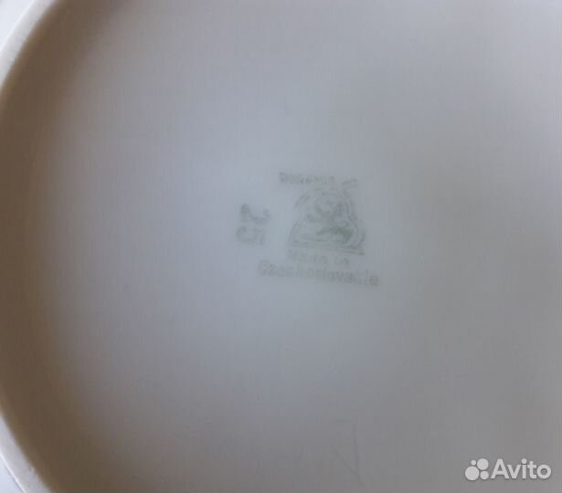 Супница. Богемский фарфор.чсср