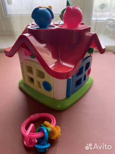 Игрушка Домик сортер логический теремок