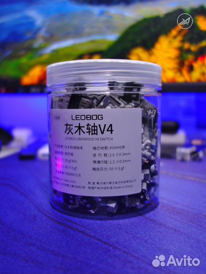 Свитчи для клавиатуры Leobog Graywood V4 (100шт)