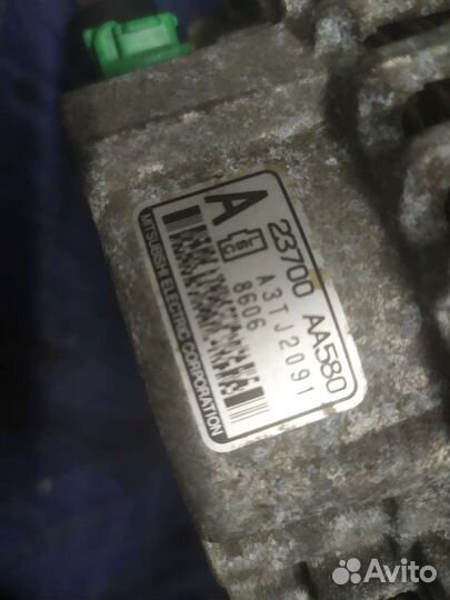 Генератор Subaru Tribeca B9 W10