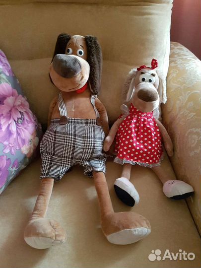 Большая мягкая игрушка - собачка