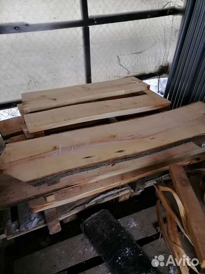 Доска необрезная липа