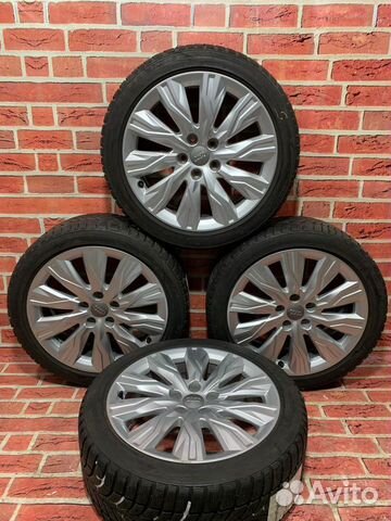 Оригинальные зимние колеса в сборе Audi R18 A4