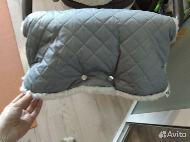 Муфта для рук на коляску и санки меховая