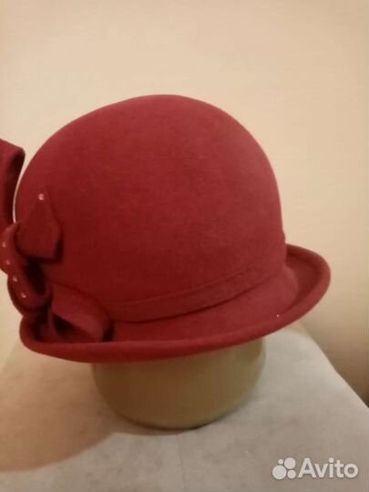 Шляпа фетровая женская