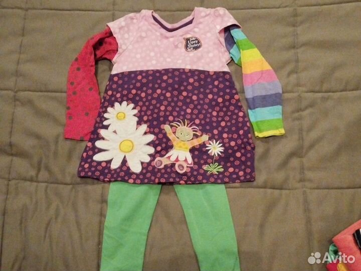 Детская одежда для девочек 92 98 пакетом