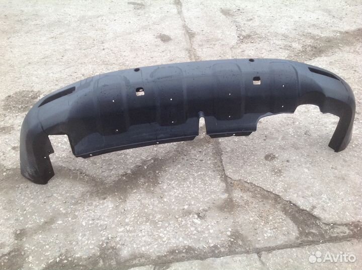 Спойлер юбка заднего бампера Honda CR-V 2007-2012