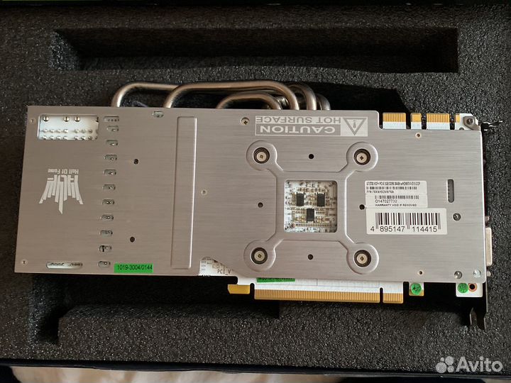 Видеокарта GTX 780 на запчасти (не рабочая )