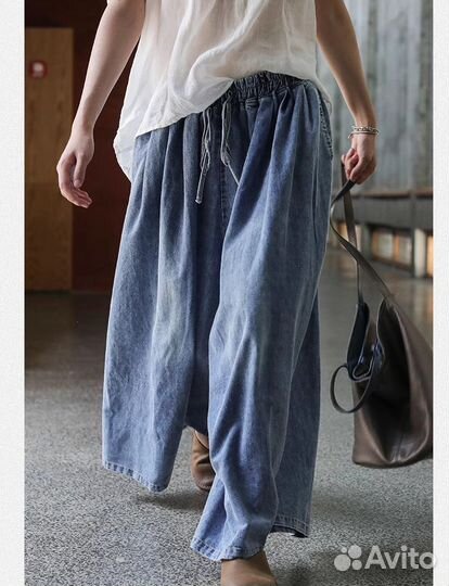 Юбка Джинсы в стиле Бохо