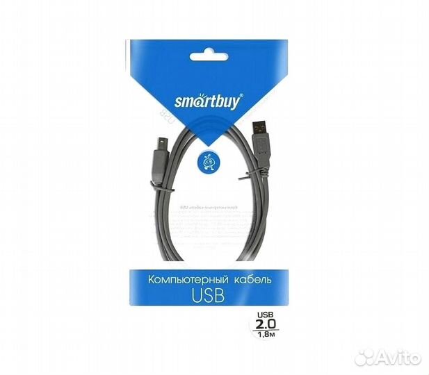 Кабель USB A - Usb B. 1.8 и 3 метра, нoвый