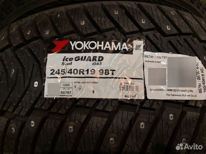 Yokohama IceGuard Stud IG65 275/35 R19 и 245/40 R19