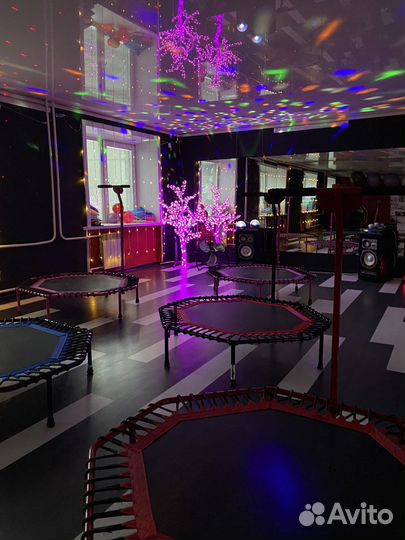 Фитнес на мини батуте