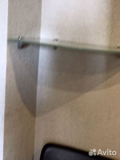 Полка угловая стекло