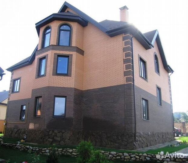 Воротынский облицовочный кирпич Коричневый