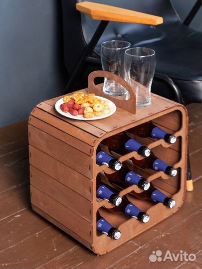Мини бар пивница. Держатель для бутылок