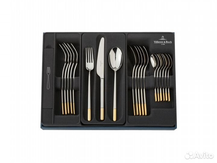 Villeroy & Boch столовые приборы Ella Gold: 24 пр