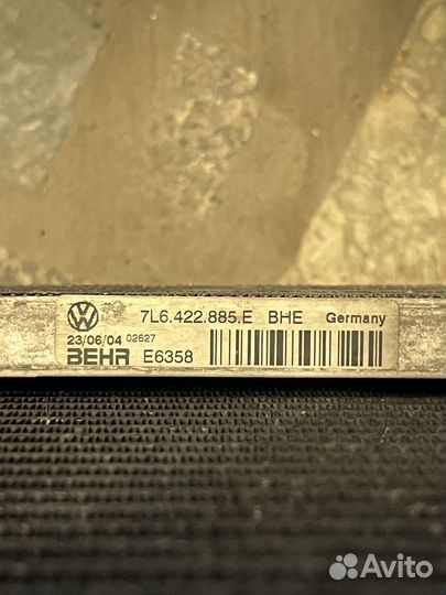 Радиатор гур volkswagen touareg 2008