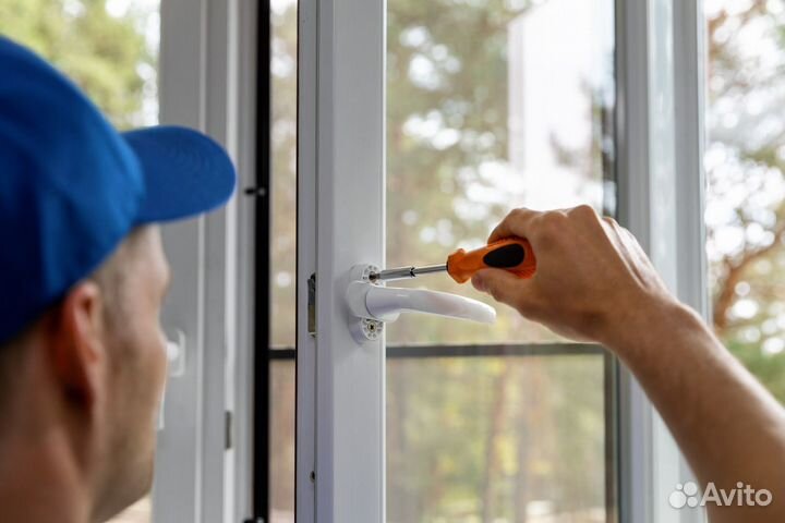 Регулировка пластиковых окон / Регулировка окон