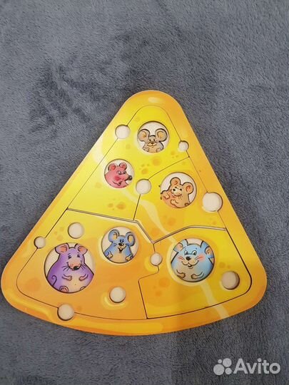 Деревянный пазл-головоломка 