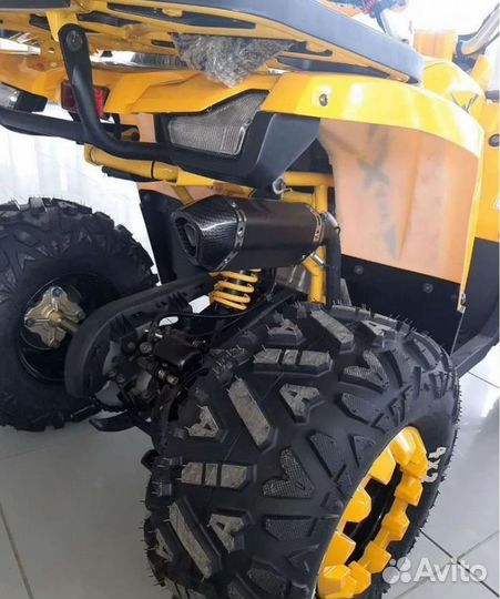 Квадроцикл Motoland wild 125 X желтый