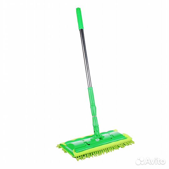 Швабра vetta микрофибра телескоп 120см 448-014