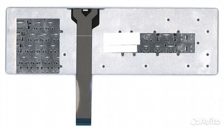 Клавиатура Asus K55 черная без рамки плоский Enter