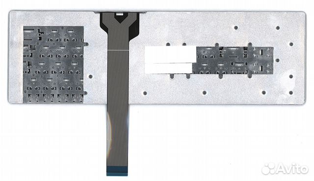 Клавиатура Asus K55 черная без рамки плоский Enter