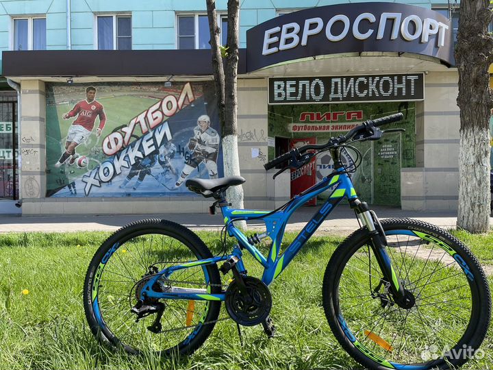 Подростковый двухподвес stels 24 mustang md