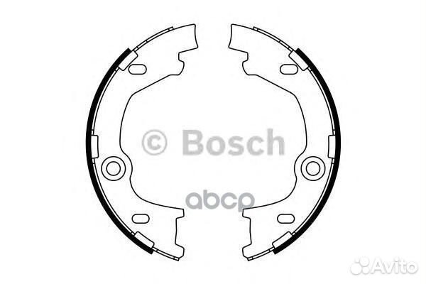 Колодки барабанные 0986487777 Bosch