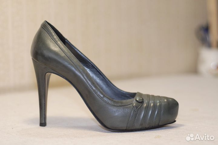 Кожаные туфли на каблуке Matilda Италия. Пересылаю