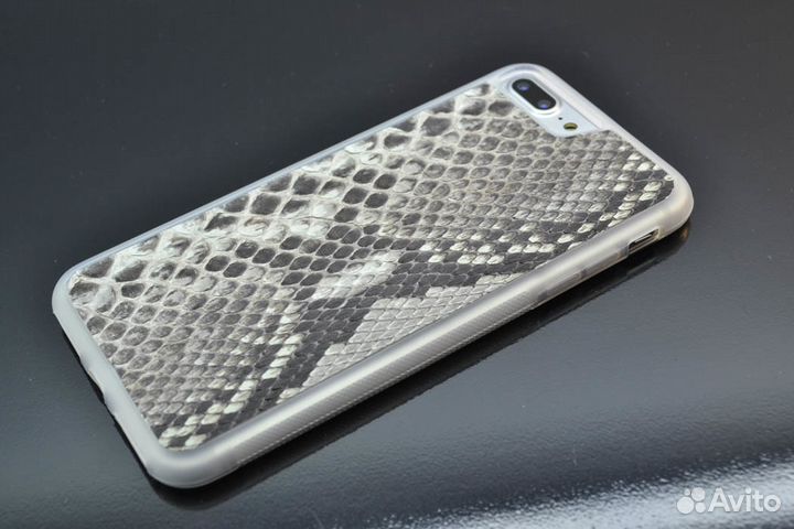 Чехол для iPhone 7+/ 8+ из натуральной кожи питона