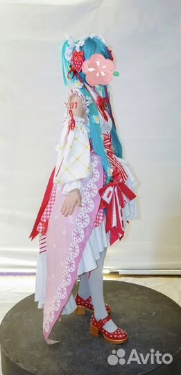 Костюм косплей клубничная мику