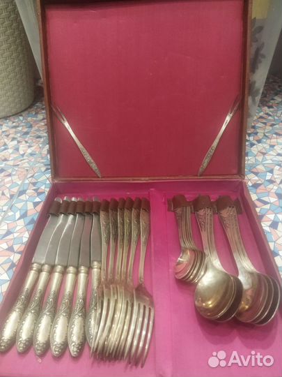 Столовый набор мельхиор СССР