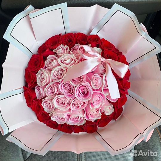 101 роза 51 роза 35 25 букет роз Цветы Доставка