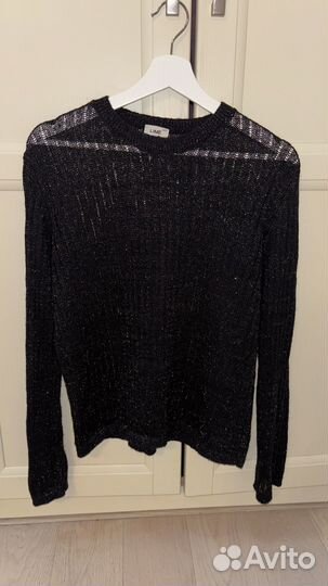 Полупрозрачный блестящий джемпер lime